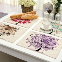 【CC】 of Print Fabric Placemat for Dining Table Manteles Coaster Design Decoration Accessories