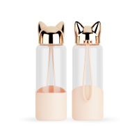 320ml Premium Travel Mug Stainless Steel Thermos Flask thermo Water Bottle Tea Mug Silicone Portable Fashion Cute Cat Thermo Cup