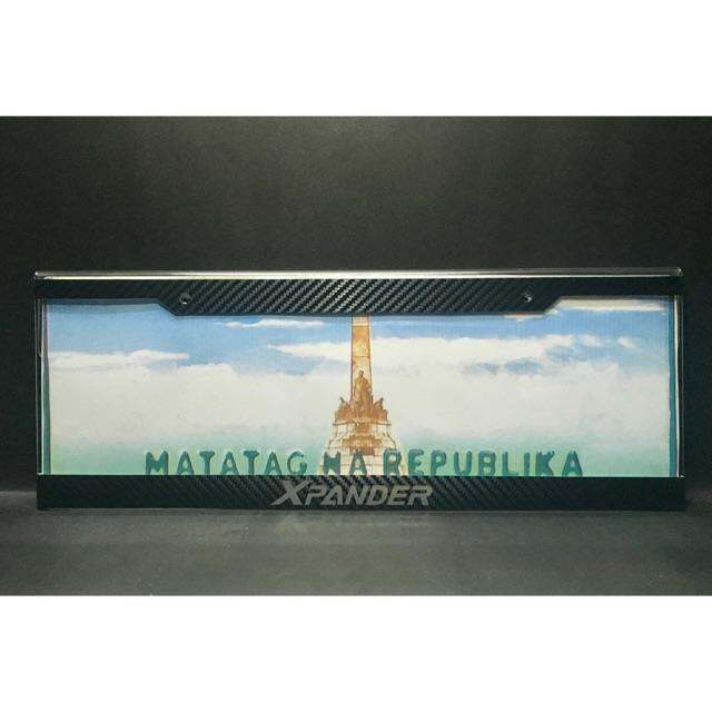 Car Plate Cover for Xpander Mitsubishi Carbon Fiber Design Lazada PH