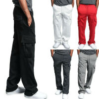 Redcloud ผู้ชายกางเกงจอกเกอร์วิ่งจ็อกกิ้ง Cargo Sweatpants Casual กีฬา Baggy หลวมกางเกงขนาดใหญ่