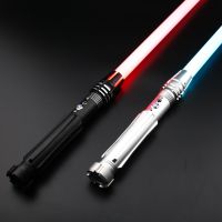 ∋✿ TXQSABER Smooth Swing Lightsaber 1 inch Metal Handle for Heavy Dueling 10 sets soundfonts 12 colors changing FOC Laser Sword