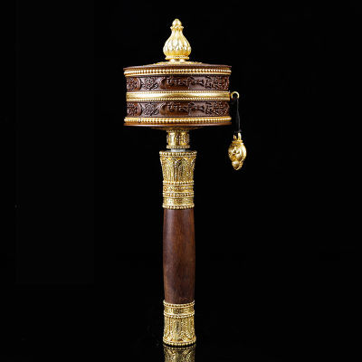 100% Authentic Original Bronze Hand-Cranked Warp Tube  R  N1001-ทรัมเป็ต  R  N1002-Large พระพุทธรูปทิเบตเนปาล