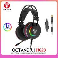 【CW】 Fantech HG23 וירטואלי 7.1 משחקי אוזניות אוזניות עם מיקרופון עבור מחשב גיימר מקצועי סראונד RGB אור