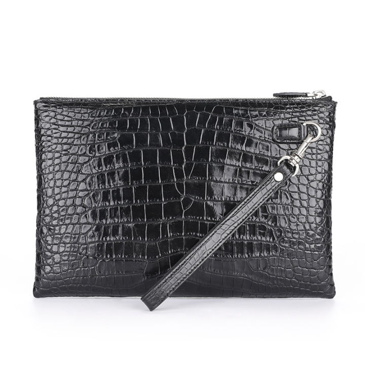 high-quality-crocodile-leather-short-fashion-wallet-mens-casual-vertical-crocodile-skull-coin-purse-short-leather-wallet-men