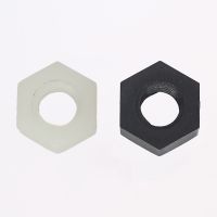 50Pcs DIN934 M2 M2.5 M3 M4 M5 M6 M8 PA66 Nylon Hex Nut Hexagon Plastic Hex Nuts White NL05