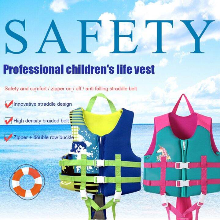 Swim Vest Float Suit Toddler Children Flotation Jacket Buoyancy ...