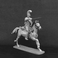 Unassambled 132 ancient man officer sit with horse Resin figure miniature model kits Unpainted