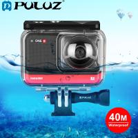 △♠▣ PULUZ 60m Underwater Depth Diving Case Waterproof Camera Housing for Insta360 ONE R Panorama Camera Edition