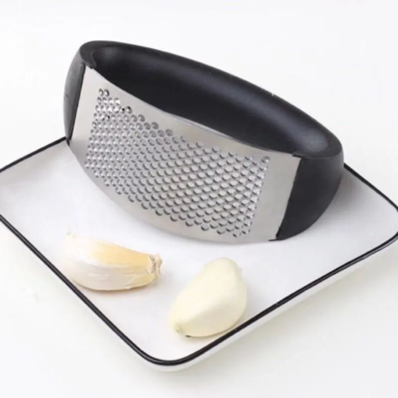 Vantic Garlic Press Rocker - Stainless Steel Garlic Mincer Garlic Crusher,  New Innovative Garlic Chopper with Peeler and Scraper for Smash Garlic