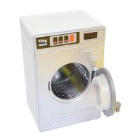 Dolls House Washing Machine 1/12 Fine Motor Skills Washer Pretend Play Toy for Birthday Gifts Holiday Present Preschool Adults