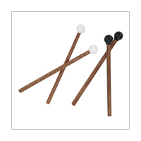 4 Steel Tongue Drumsticks Rubber Drumsticks for Children Rubber Hammer for ChildrenS Drummers and Practitioners