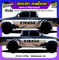 สติกเกอร์โคลน  สติกเกอร์ลายโคลนสาด สตาด้า ลายโคลน strada ได้2ด้าน เปลี่ยนข้อความได้ สนใจทักแชท