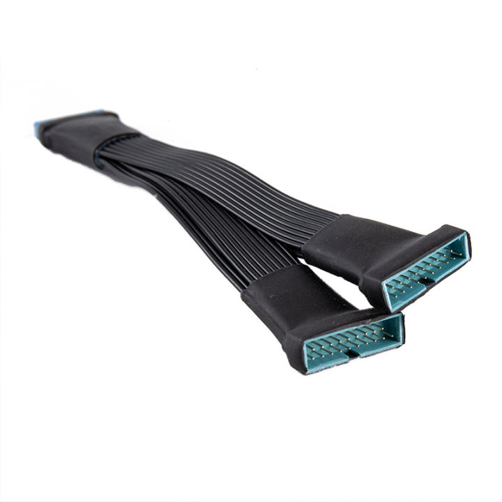 luhuiyixxn-19-pin-to-usb-3-0-20-pin-1to2-mainboard-power-extension-cable-เมนบอร์ด-cable