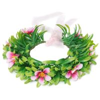 Garland Green Wreath Women Girl Hair Accessories Floral Hoop Headwear Moana Party Supplies Flower Crown St. Patricks Day