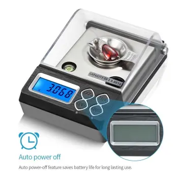 Digital Milligram Scale, 50g Portable Mini Scale, 0.001g Precise  Graduation, Professional Pocket Scale with 50g Calibration Weights Tweezers