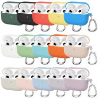 Silicone Earphone Cases For Airpods Pro (2019) Cover Earphone Accessories Protective Case For Apple Airpods Pro Case With Hook