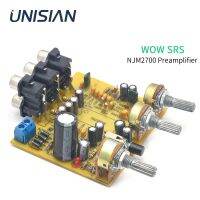 UNISIAN บอร์ด NJM2700 3D SRS สำหรับเครื่องเสียงรถยนต์เครื่องขยายสัญญาณ2.1ช่องโปรเซสเซอร์เสียง SRS สำหรับเครื่องเสียงรถยนต์ Vol/bass/ 3D-Strero