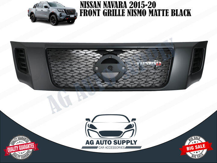 Front Grille Car Grill Guard All Black For NISSAN NAVARA/NP300 2015