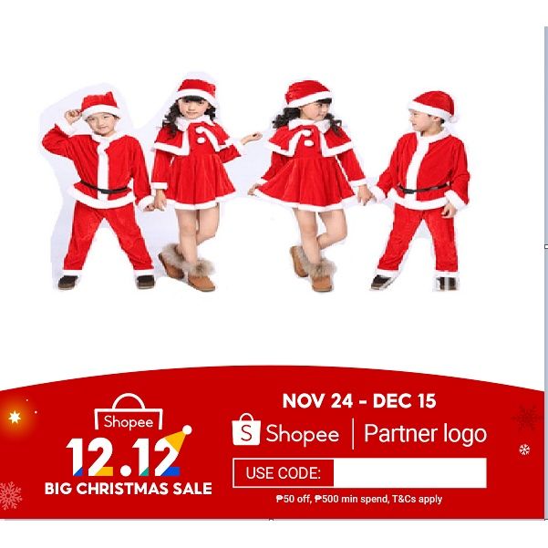 เด็กคริสต์มาสเครื่องแต่งกายเด็กชายและเด็กหญิงเครื่องแต่งกายคริสต์มาสประสิทธิภาพการสวมใส่ชุดซานตาคลอส