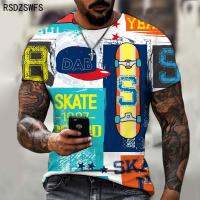 2021 latest design mens street skateboard trend T-shirt letter personality hip hop t-shirt mens casual top Tees Size XXS 5XL