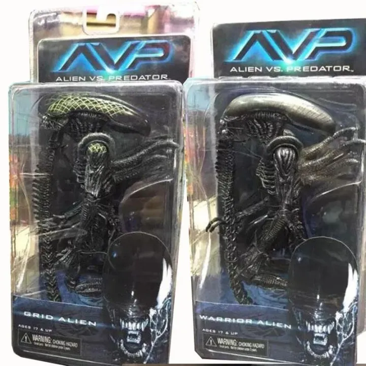 Warrior Alien NECA Grid Action Figure Xenomorph Translucent Prototype ...