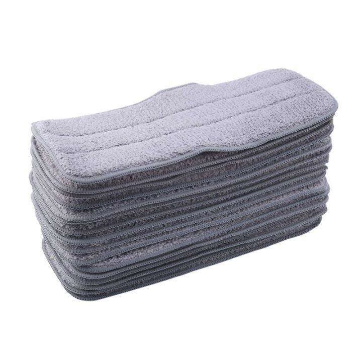 16pcs-replace-mop-cloth-rags-for-xiaomi-mijia-deerma-water-spray-mop-360-rotating-cleaning-cloth-head-wooden-carbon-fibe