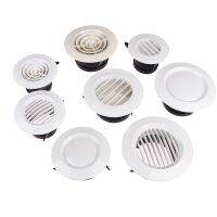 【YD】 1PC Adjustable Air Ventilation Cover Round Ducting Ceiling Wall Hole Vent Grille Louver Outlet System