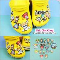 JBCT ??✨⚡️ตัวติดรองเท้ามีรู “วัน พีช” ??Shoe Charm “ One piece” สำหรับรองเท้า Crocs Adda Monobo Mago Baoji...