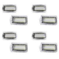 8ชิ้นสำหรับ Toyota Land Cruiser 200ซีรีส์150พราโด Mk4 J150 Es240เล็กซัส Is250 Led มารยาทประตูหลอดไฟสีขาว