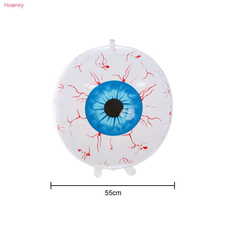 hooney-เครื่องประดับตกแต่งภายในกลางแจ้งลูกโป่งฟิล์มอะลูมิเนียมลายฟักทองสำหรับตกแต่งฮาโลวีนกลางแจ้งในร่มลูกโป่งตกแต่งฟักทองไม่เหมือนใคร
