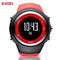 Mens Digital Sport Wristwatch GPS Running Watch With Speed Pace Distance Calorie Burning Stopwatch 50M Waterproof EZON T031