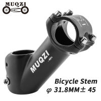 MUQZI MTB Stem 31.8มม. 45องศาจักรยาน Stem Riser สำหรับ31.8มม. พับ BMX จักรยาน Handlebar