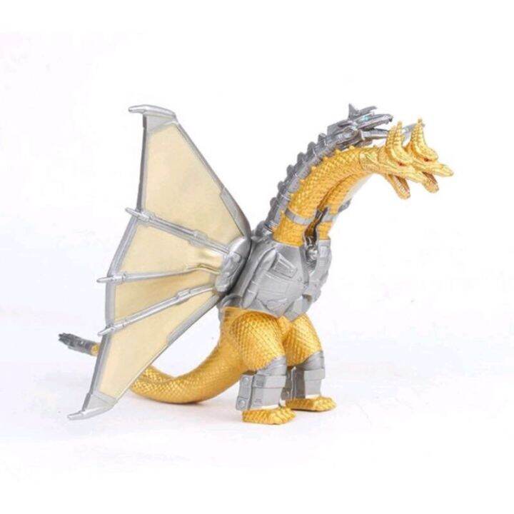 toys 20cm Godzilla Monster Mecha King Ghidorah Gidora 3 Head Dragon ...