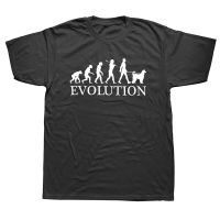 Afghan Hound Dog Evolution T Shirts Graphic Cotton Streetwear Short Sleeve O-Neck Harajuku T-Shirt Mens Clothing