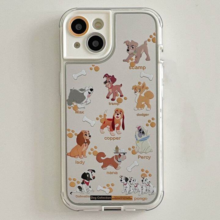 เคสโทรศัพท์มือถือ-แบบนิ่ม-ลายสุนัข-พร้อมจี้-สําหรับ-14-13-12