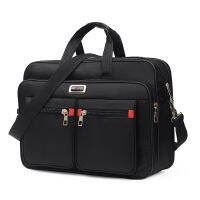 Simple Tote Men Business Briefcase กระเป๋าถือสำหรับ15.6นิ้วแล็ปท็อปกระเป๋าขนาดใหญ่ความจุกระเป๋าสะพาย Travel Notebook Messenger Bag