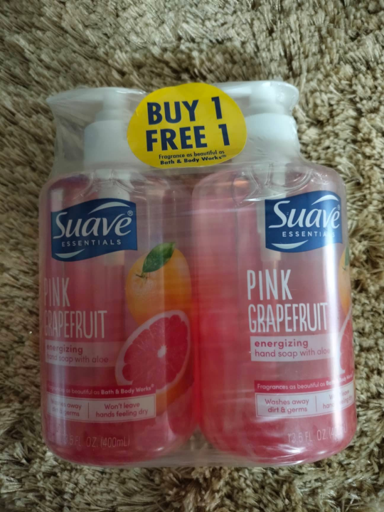Suave Essentials Pink Grapefruit Energizing (Buy 1 Get free 1) 400ml