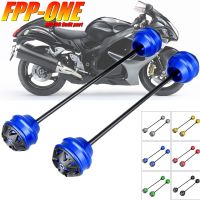 GSXR1300 Front Rear Wheel Protector Axle Fork Crash Slider For SUZUKI GSXR1300 GSX1300R GSXR 1300R HAYABUSA 08-18