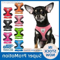 ✔◄ Dog Harness Walking Lead Leash For Small Dogs Collar Polyester Adjustable Mesh Puppy Cat Harness Vest For Medium Pet Accessories