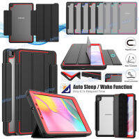 Auto Sleep/Wake Function Magnetic Shockproof ABS TPU Leather Smart Flip Tablet Cover Case for Samsung Galaxy Tab A 8.0 SM-T290 295 2019(Tab A 8.4 SM-T307 2020)Tab A 10.1 SM-T510 515 2019(Tab A7 10.4 SM-T500 505 507 2020)Tab A7 Lite 8.7 SM-T220 225 2021