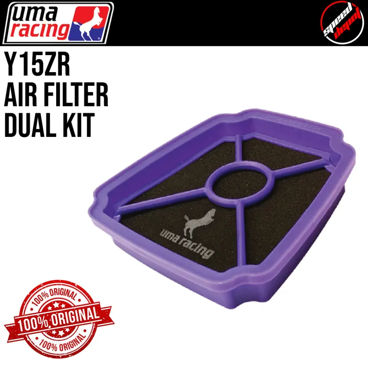 UMA RACING Y15ZR Air Filter Dual Kit Speed Depot Lazada PH