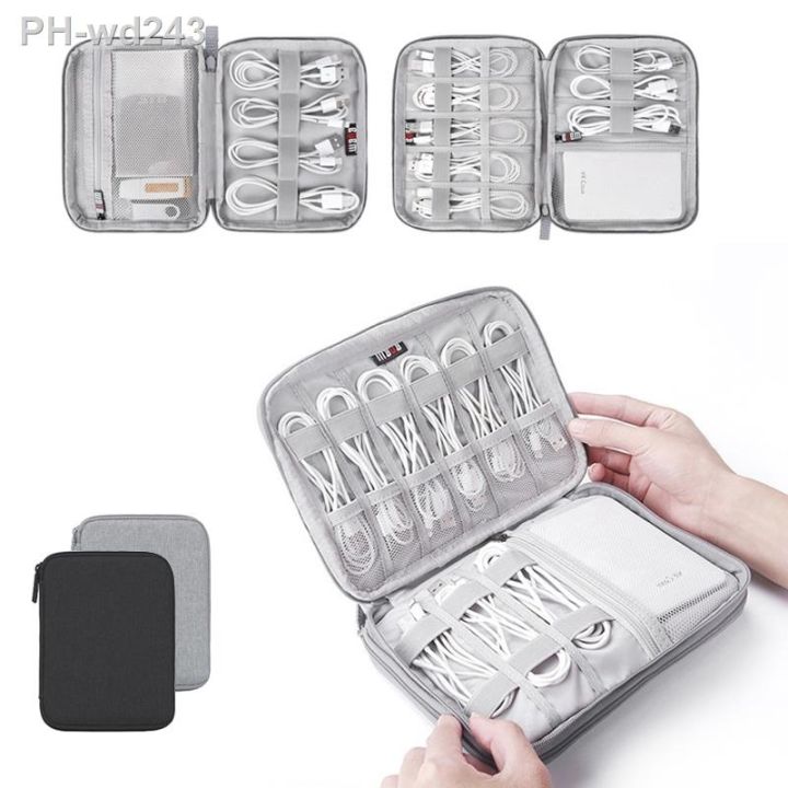 gray-digital-storage-bag-usb-data-cable-organizer-earphone-wire-bag-pen-power-bank-travel-kit-case-pouch-electronics-accessories