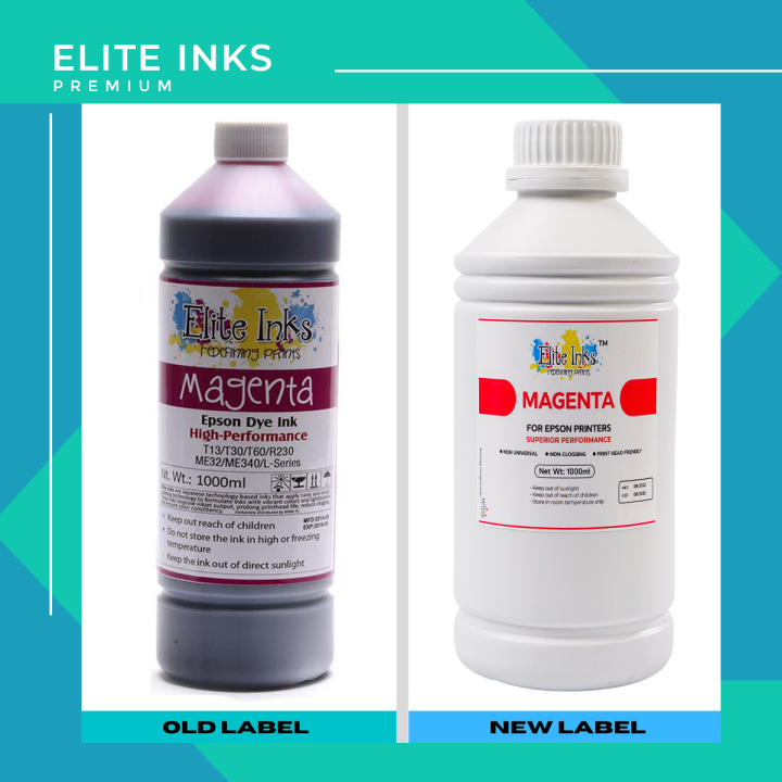 Elite Ink Epson Yellow Premium Dye Ink Refill for Epson Printers 1