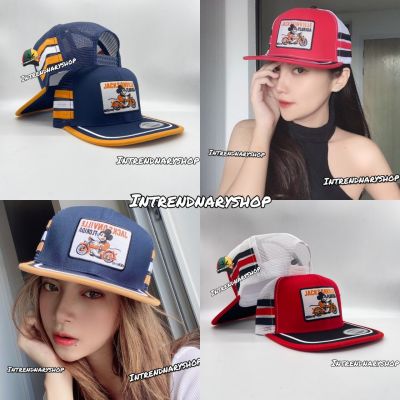 หมวก หมวกตาข่าย หมวกวินเทจ หมวกแนววินเทจ โลโก้ Mickey Mouse Disney ปั้มน้ำมันSnapback หมวกHIPHOP หมวกแฟชั่น หมวกเต็มใบ Cap หมวกแก๊ปผู้ชาย หมวกแก๊ป