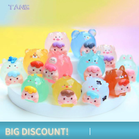 ?【Lowest price】TANG 1ชิ้นสุ่ม Kawaii 12ราศีสัตว์เรซิน cabochons สำหรับกิ๊บติดผมเครื่องประดับ DIY เครื่องประดับงานฝีมืออุปกรณ์ตกแต่ง