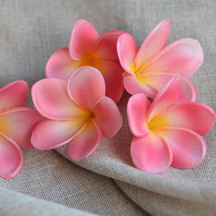 cc-10pcs-hawaiian-flowers-fake-plumeria-foam-frangipani-heads-9cm-beach-wedding-decorations-floatingth