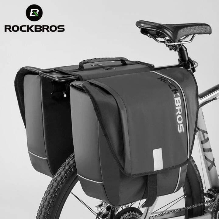 ROCKBROS Bike Bag Waterproof Trunk Bag Pannier Bag for Bike Rear Rack