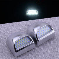 12V 3W 1 Pair LED License Plate Light Tag Lamp Fit for Cadillac Chevrolet GMC White Base A7799G0A7703G0A7707G