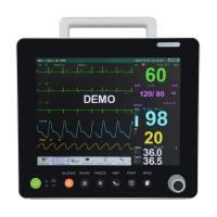 12 จอภาพปลั๊กอินแบบแยกส่วนหน้าจอสัมผัสพร้อมการวัด ECG, NIBP, RESP, TEMP, SPO2 และ PR หลายพารามิเตอร์