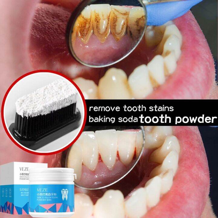 Baking Soda Whitening Tooth Powder Wash teeth stains Remove yellow